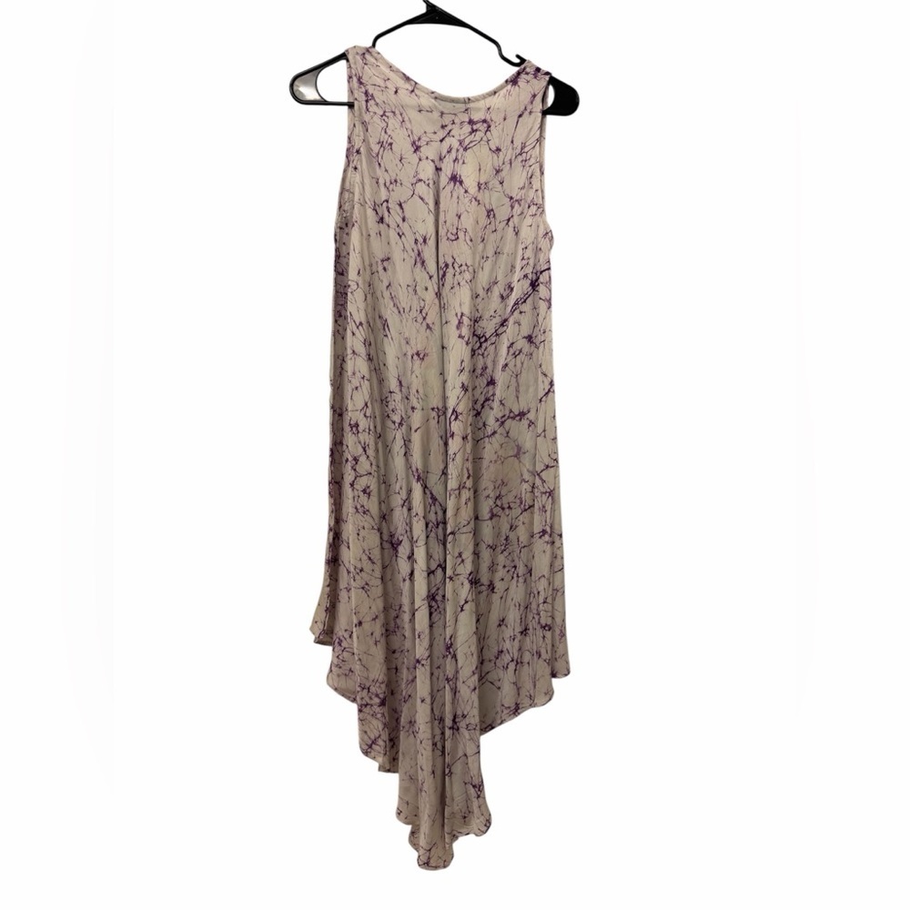 HAND MADE Sleeveless Floral summer Batik Dress - Picture 2 of 12
